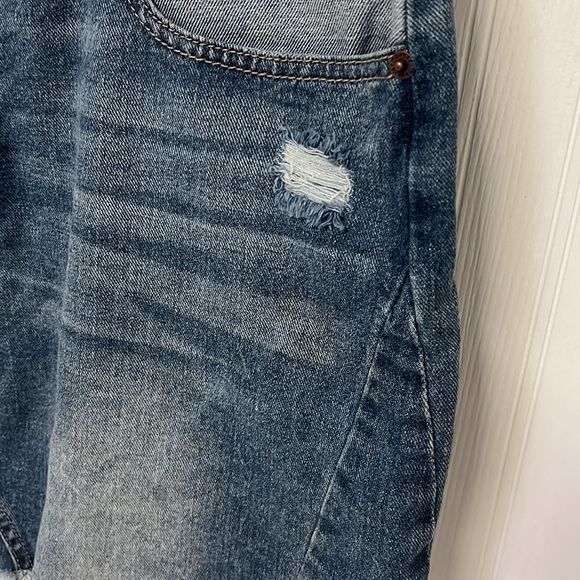 Blue Jean Skirt button Fly - Picture 6 of 11
